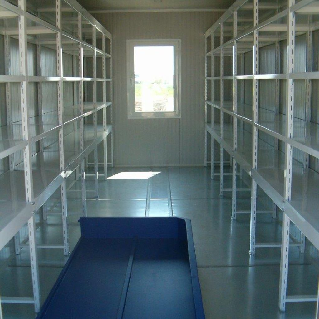 storage containers shelves